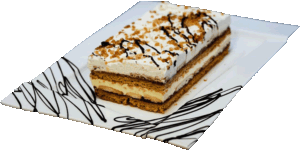 MARS – ciasto miodowe przełożone herbatnikami, karmelem i śmietaną