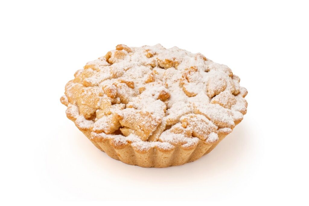 Tarta jabłkowa z budyniem (6 sztuk)
